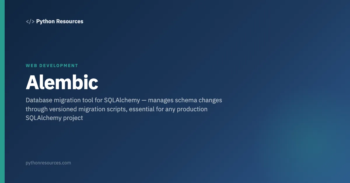 Alembic - Python Resources